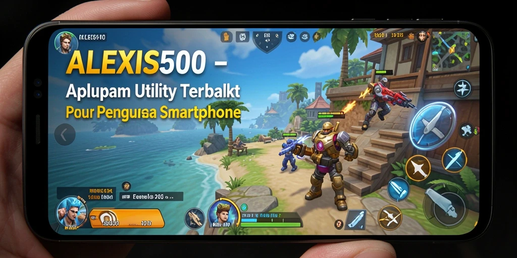 Tampilan utama ALEXIS500 yang menampilkan fitur-fitur Utility.