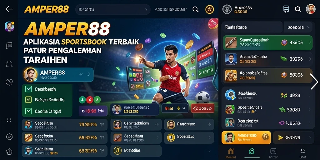 Screenshot AMPER88 menampilkan pengalaman taruhan olahraga yang menarik.