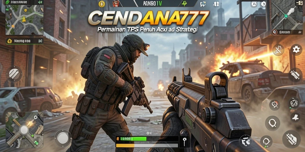 Tampilan menegangkan dari pertempuran dalam CENDANA777 di layar permainan.