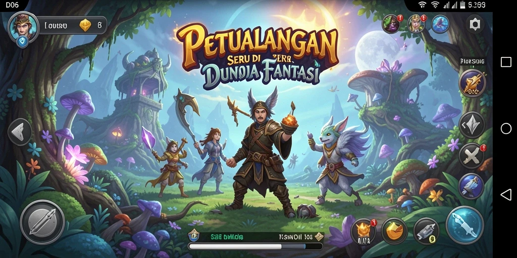 Tampilan gameplay D06 yang memukau dan penuh petualangan.