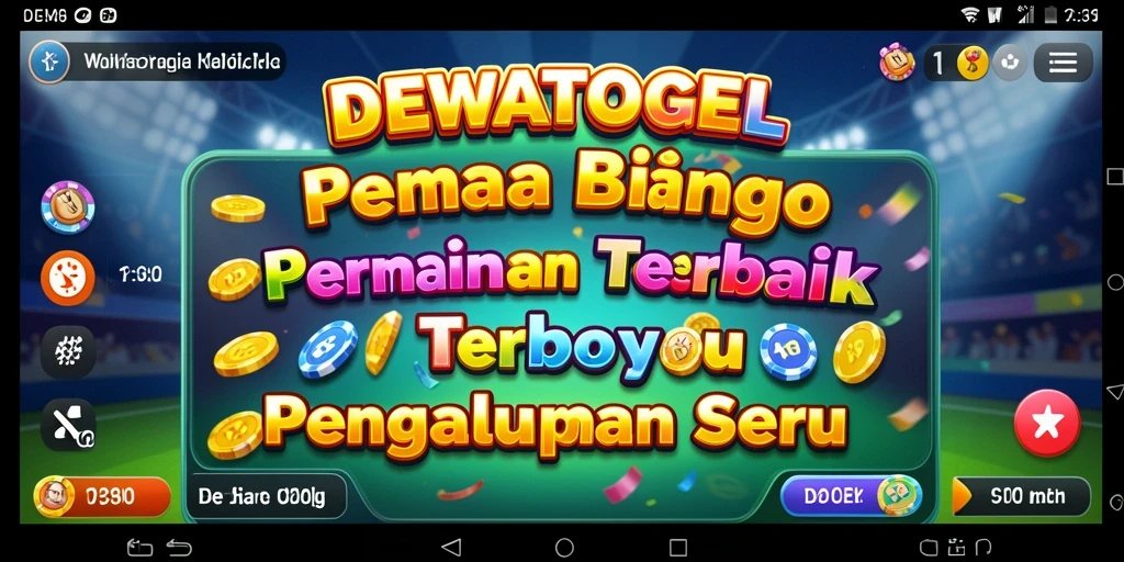 Tampilan gameplay DEWATOGEL yang seru dan mengasyikkan.