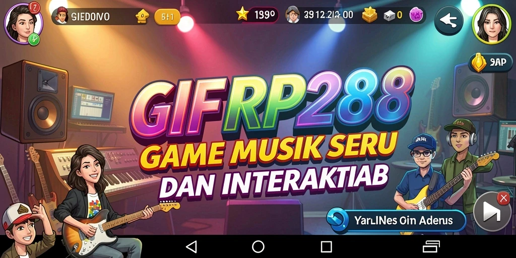 Tampilan gameplay GIFTRP288 yang penuh warna dan interaktif.