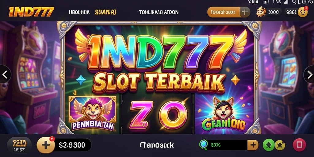 Tampilan gameplay <strong>IND777</strong> yang seru dan penuh warna.