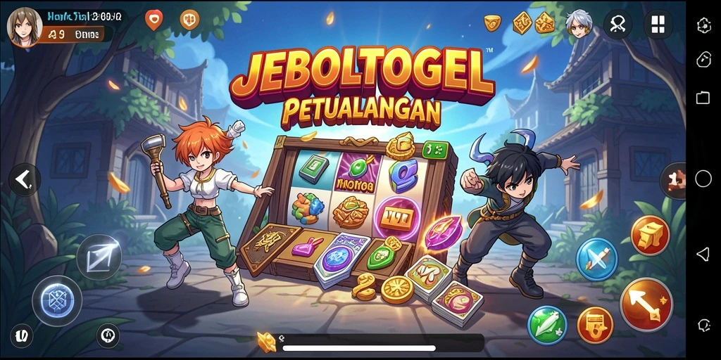 Tampilan luar biasa dari gameplay JEBOLTOGEL dengan karakter Anime.
