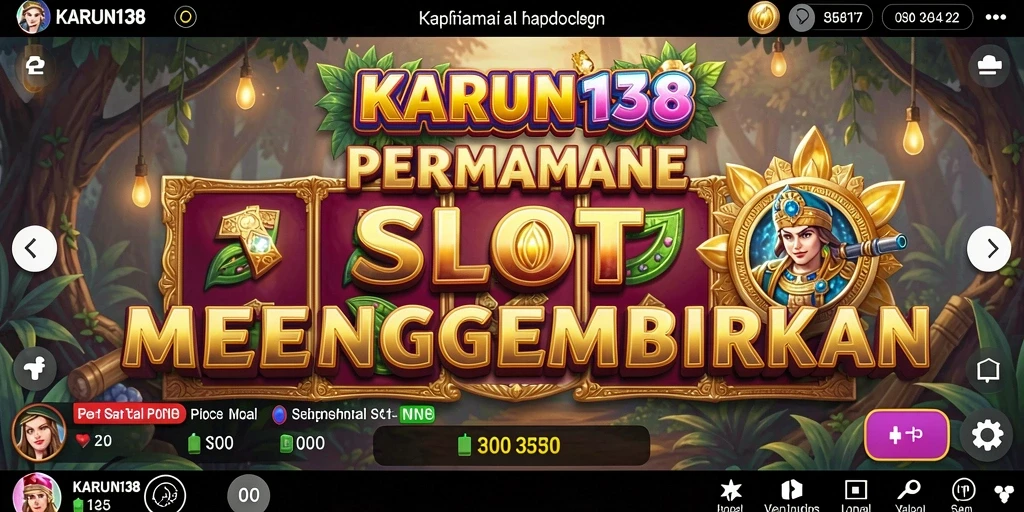 Tampilan menarik dari gameplay Slot KARUN138 yang seru.