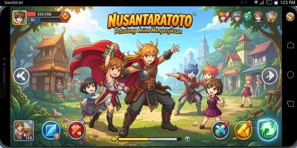 Screenshot gameplay NUSANTARATOTO menampilkan aksi pertarungan yang menegangkan.