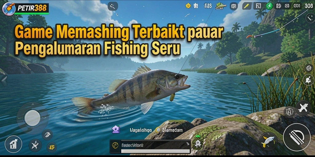 Screenshot gameplay PETIR388 menunjukkan pengalaman memancing yang mendebarkan dan menyenangkan.
