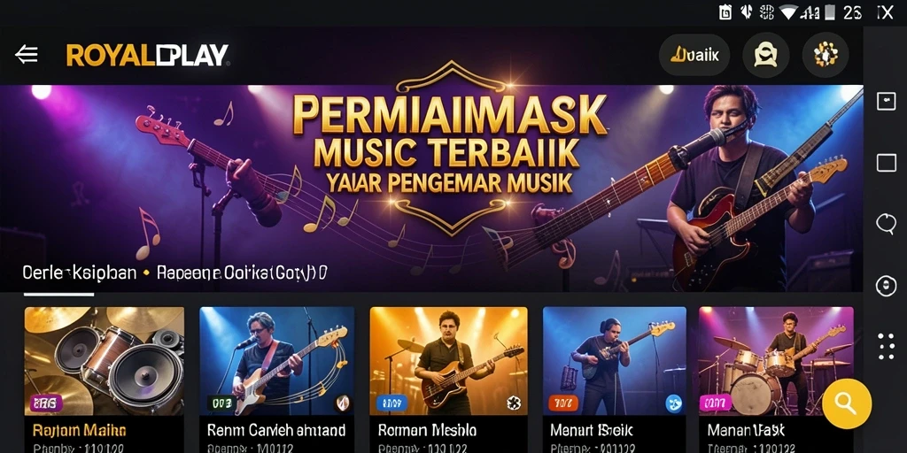 Tampilan gameplay seru dan interaktif di ROYALPLAY.