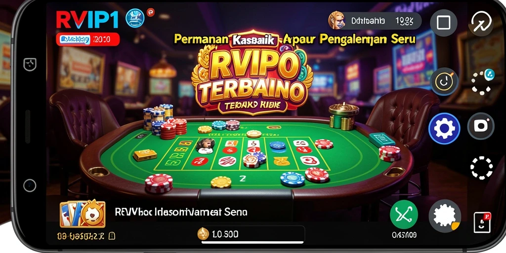 Tampilan gameplay Kasino yang menarik di RVIP1.