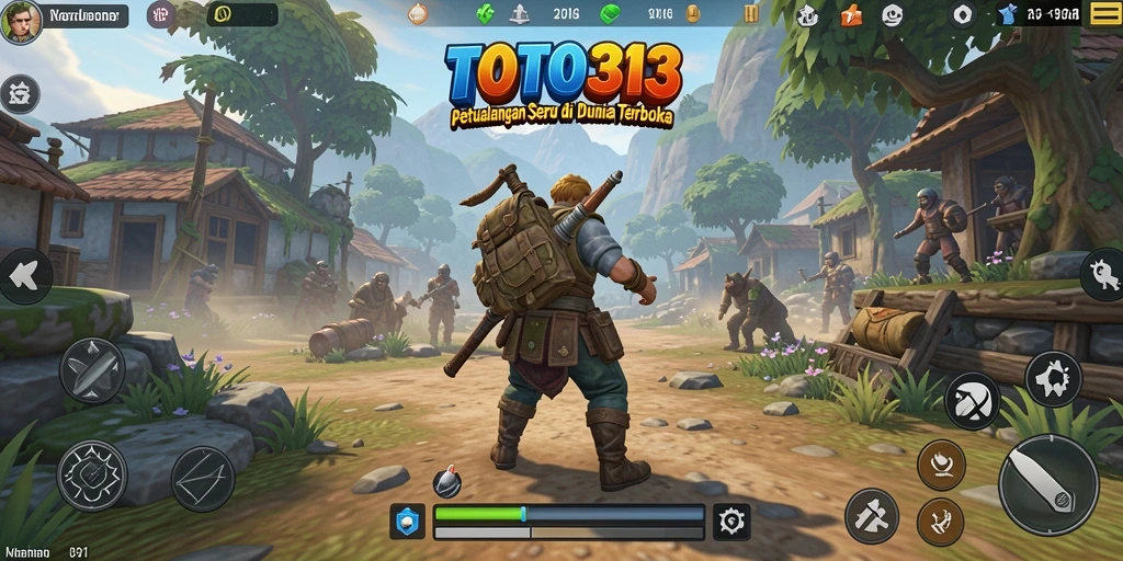 Gameplay TOTO313 menampilkan petualangan dalam dunia terbuka yang menarik.