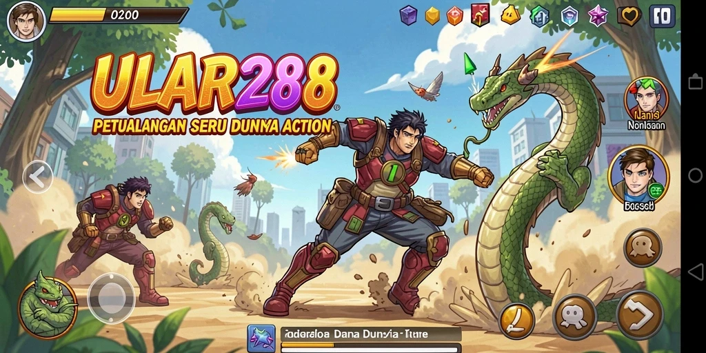 Tampilan gameplay seru dari ULAR288 dengan aksi yang mendebarkan.