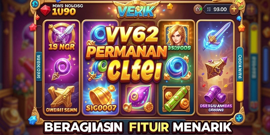 Tampilan gameplay <strong>VV62</strong> yang menakjubkan dengan fitur Slot menarik.