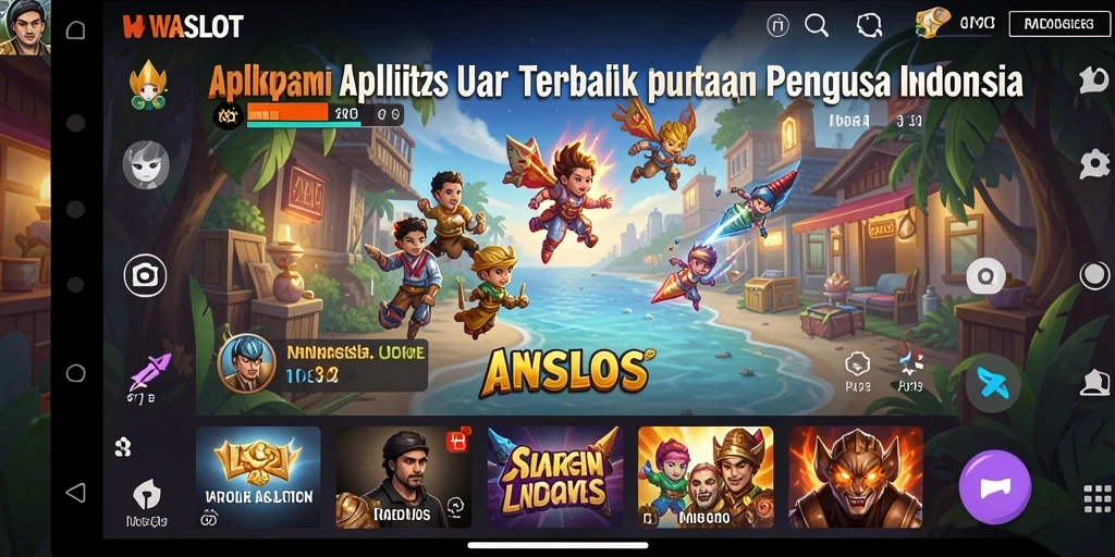 Tampilan antarmuka WASLOT yang menarik dan intuitif.